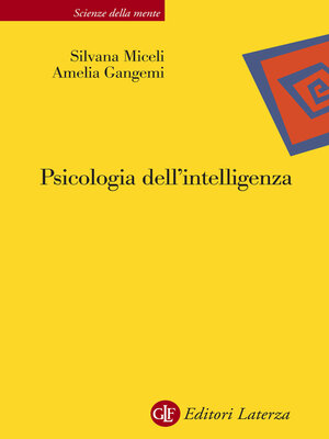 cover image of Psicologia dell'intelligenza